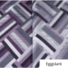 Eggplant Broadway Jacquard