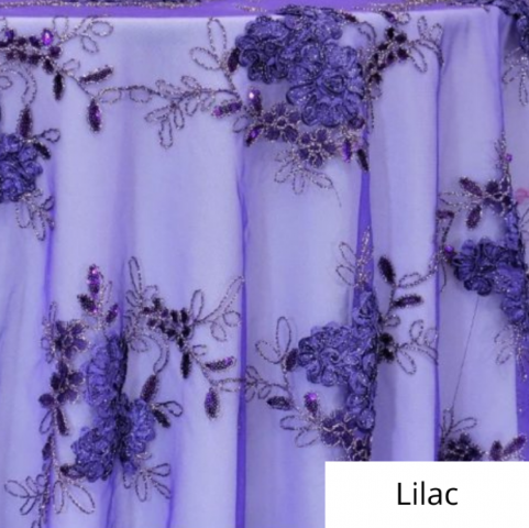 Lilac Ribbon Lace