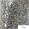 Silver Sequin Linen