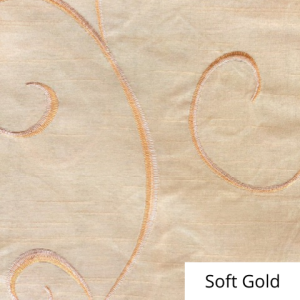 Soft Gold Silk Swirl Linen
