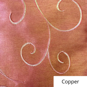 Copper Silk Swirl Linen