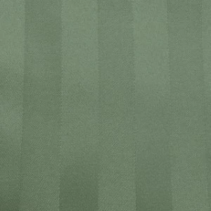Sage green textured fabric with vertical striped pattern for event linen rentals.