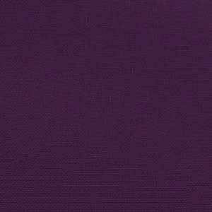 Solid deep purple fabric with fine woven texture for elegant event linen rentals.