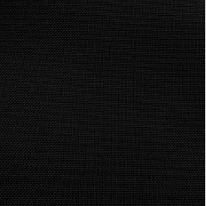 Black mesh fabric with fine woven crosshatch texture for event draping and backdrop rentals.