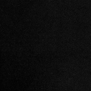 Black solid rectangular tablecloth with matte fabric finish for event rentals.