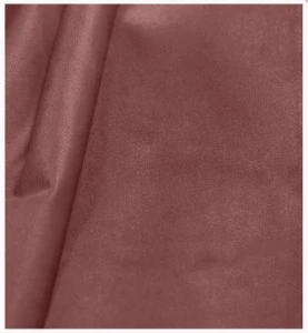 Dusty rose-colored fabric swatch with soft, draped texture and muted burgundy undertones.