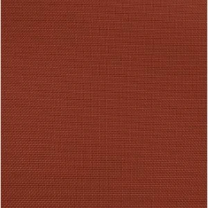 Rust-colored textured linen fabric with fine woven grid pattern for event rentals.
