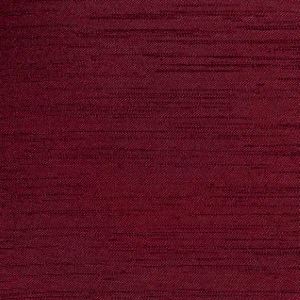 Deep burgundy textured fabric swatch with subtle horizontal striations for event linen rentals.