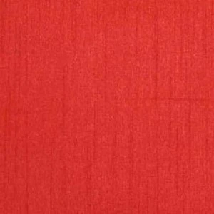 Solid red textured fabric with vertical ribbed pattern for event linens and decor.