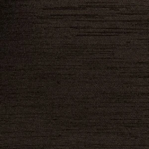 Dark brown textured fabric with horizontal striations and matte finish for event linen rental.
