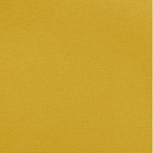Mustard yellow textured fabric swatch with fine woven grid pattern for event linens.