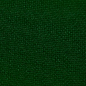 Deep green textured fabric with uniform small-scale woven pattern.