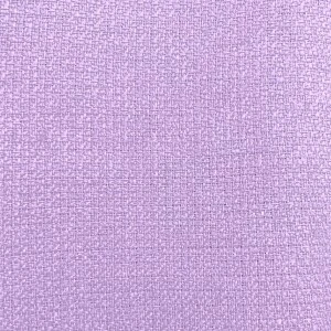 Lavender purple textured fabric swatch with fine woven grid pattern for event linens.