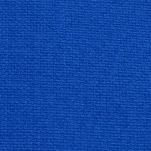 Royal blue textured fabric with uniform woven grid pattern for event linens and rentals.
