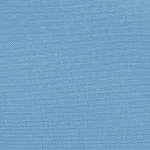 Solid light blue textured fabric with fine woven grid pattern for event linens.
