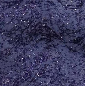 Navy blue sequin fabric with sparkly, textured surface for elegant event linen rentals.
