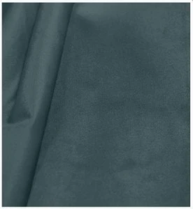 Soft teal-gray fabric with subtle draping and smooth, matte texture for event linens.