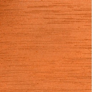 Burnt orange textured fabric swatch with horizontal slub weave and uniform color for event linen rentals.