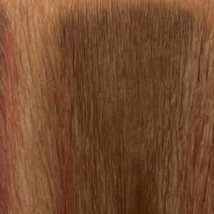 Warm wood-toned linen fabric with vertical textured grain and gradual color variation.