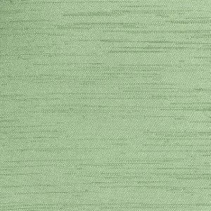 Sage green textured fabric swatch with subtle horizontal striped woven pattern.