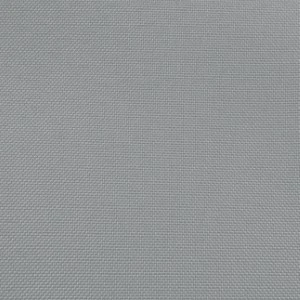 Neutral gray textured woven fabric with fine mesh-like grid pattern for event rentals.
