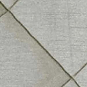 Gray diagonal tile flooring with linear grout lines and textured stone-like surface.