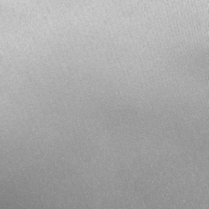 Gray textured fabric surface with fine uniform grain and neutral silvery tone.