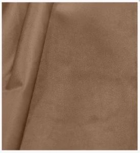 Light brown fabric linen with soft folds and smooth textured surface for event rentals.