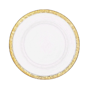 Charger Alpine Gold Glass 13in