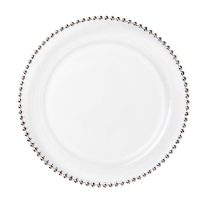 Charger Belmont Silver Bead