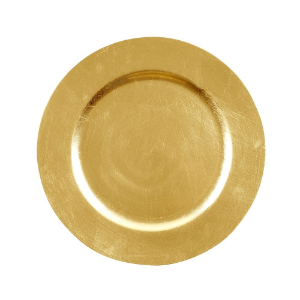 Charger Acrylic Gold 12in