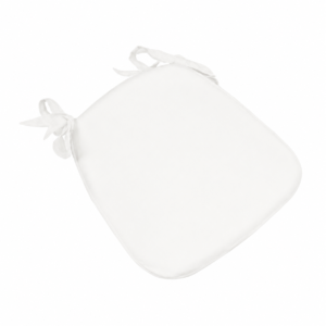 Chiavari Tie Style Pad - White