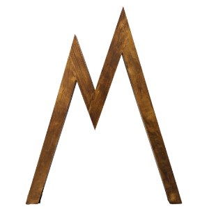 Mountain Wedding Arch Double Peak 6'