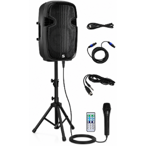 Speaker with Corded Microphone