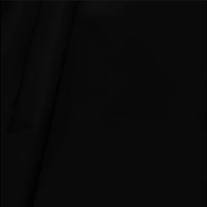 Black fabric rental linen with soft vertical draping and muted textural folds