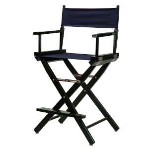 Black director-style chair