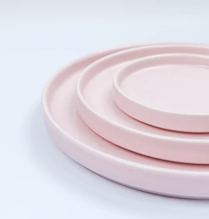 Rose Color Stoneware China Collection