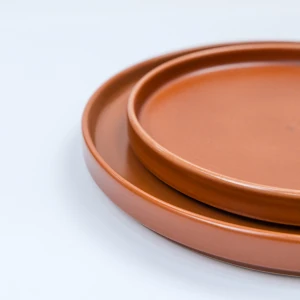 Terra Cotta Color Stoneware China Collection